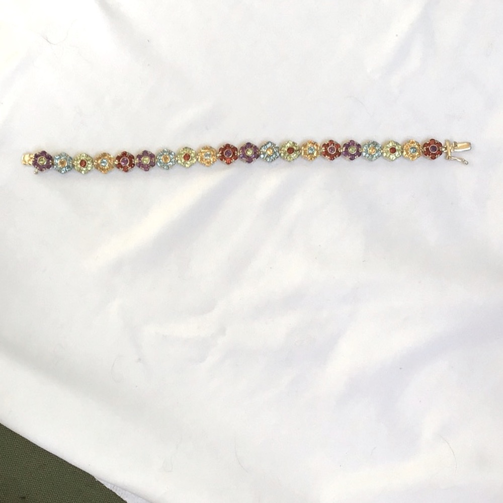 Multi gemstone bracelet